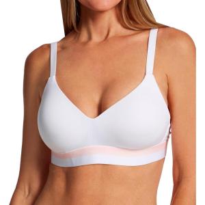Hanes Women’s Wireless, Natural Lift, Modal Full Coverage Bra, Wirefree T-Shirt Bra, Sizes S-2X+(White)