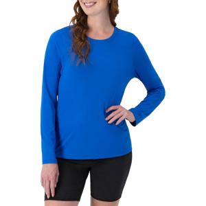 Hanes womens Sport Cool Dri Performance T-shirt, Short Or Long Sleeve(Awesome Blue – 1 Pack)