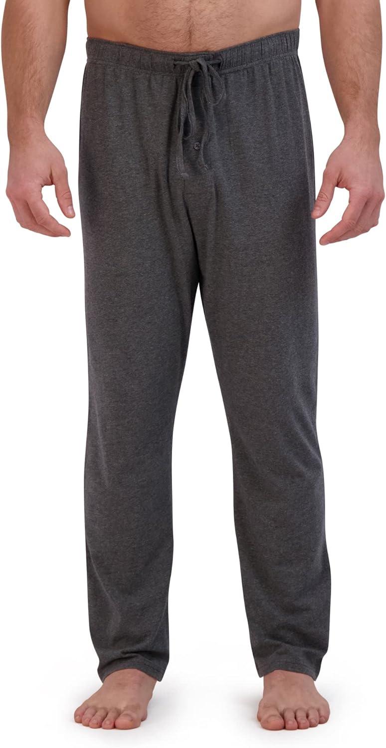 imageHanes Mens Lsss with PipingCharcoal Heather Grey
