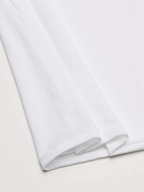 imageHanes Mens Tall 100 Cotton Crew Neck Undershirts Tagless Ultra Comfort MultipackWhite 4 Pack