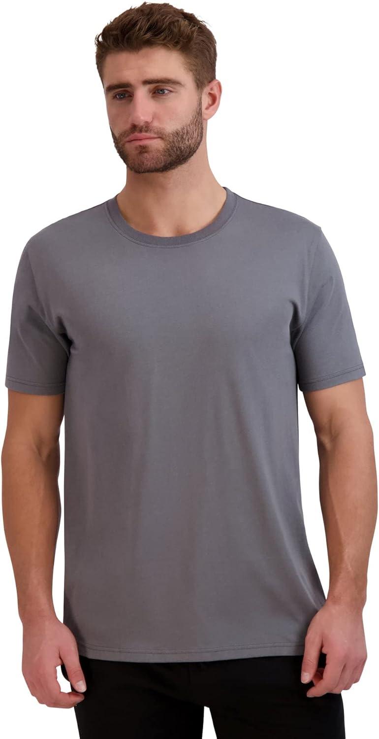 imageHanes Mens Terry Cloth Jogger Set Pajama Sleep SetPoppy SeedBlack