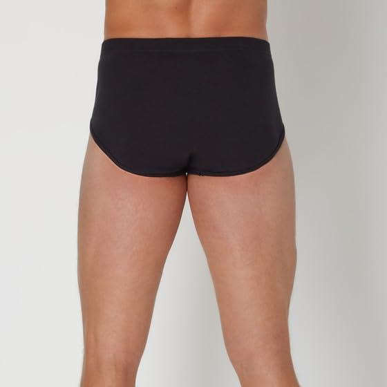 imageHanes Mens Underwear Brief Pack Midrise Cotton Briefs Moisturewicking Underwear for Men 12packBlack