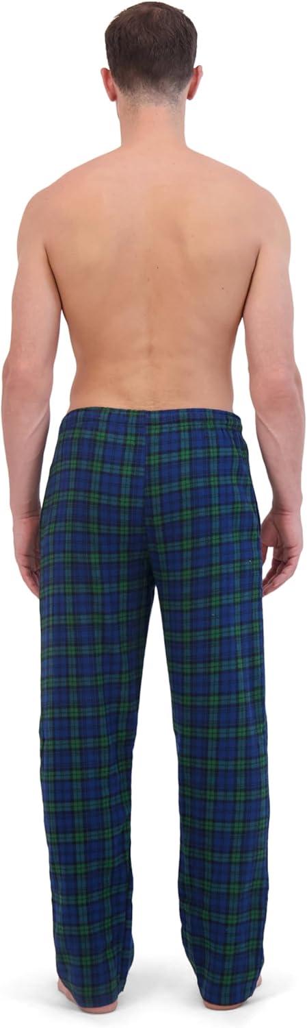 imageHanes Ultimate Mens Flannel PantGreen Plaid