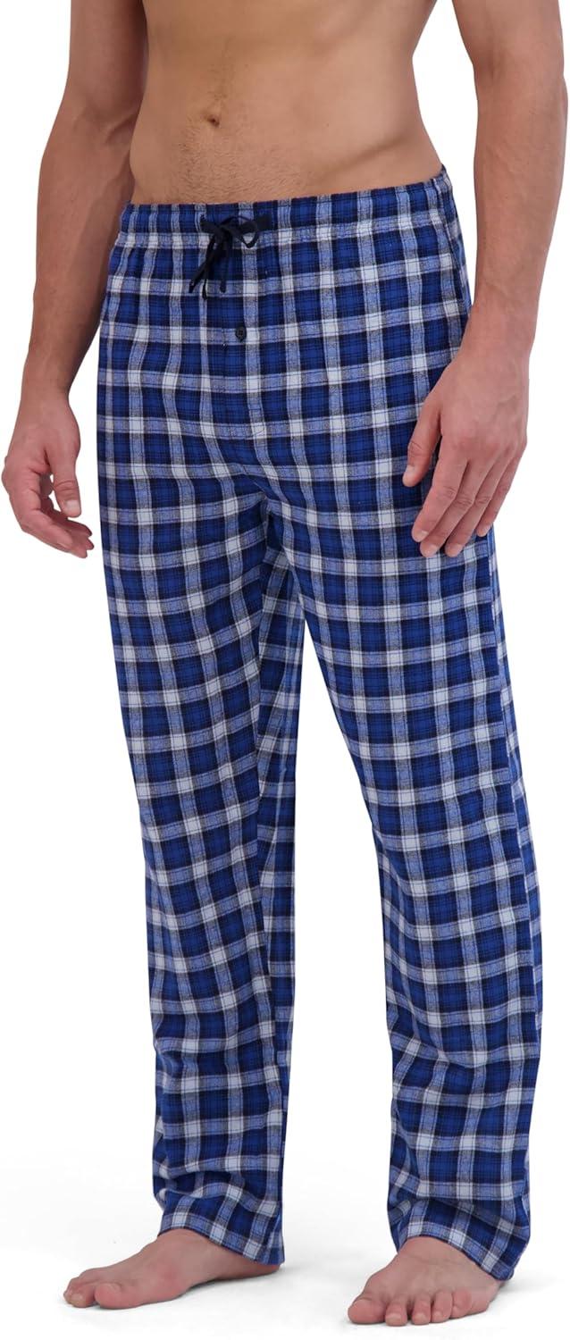 imageHanes Ultimate Mens Flannel PantGreen Plaid