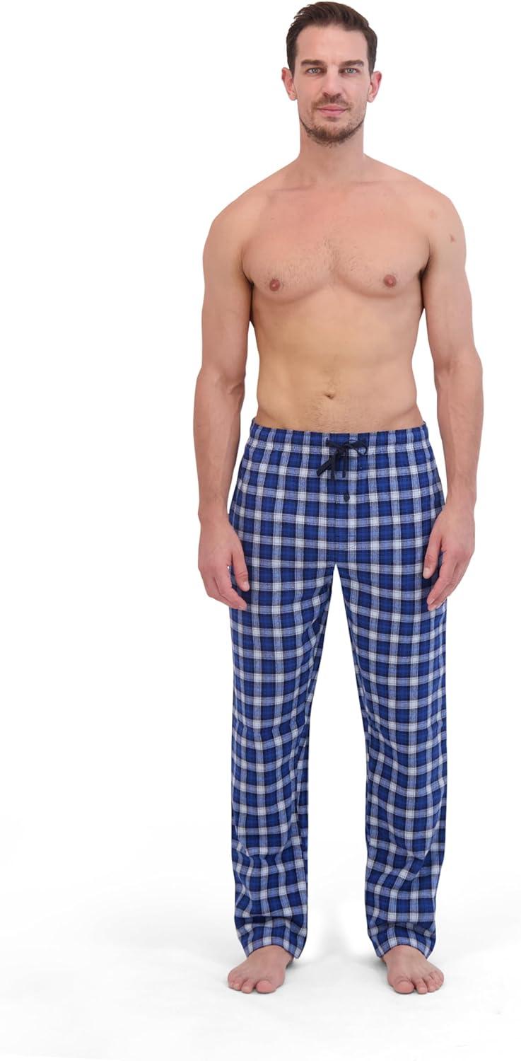 imageHanes Ultimate Mens Flannel PantGreen Plaid