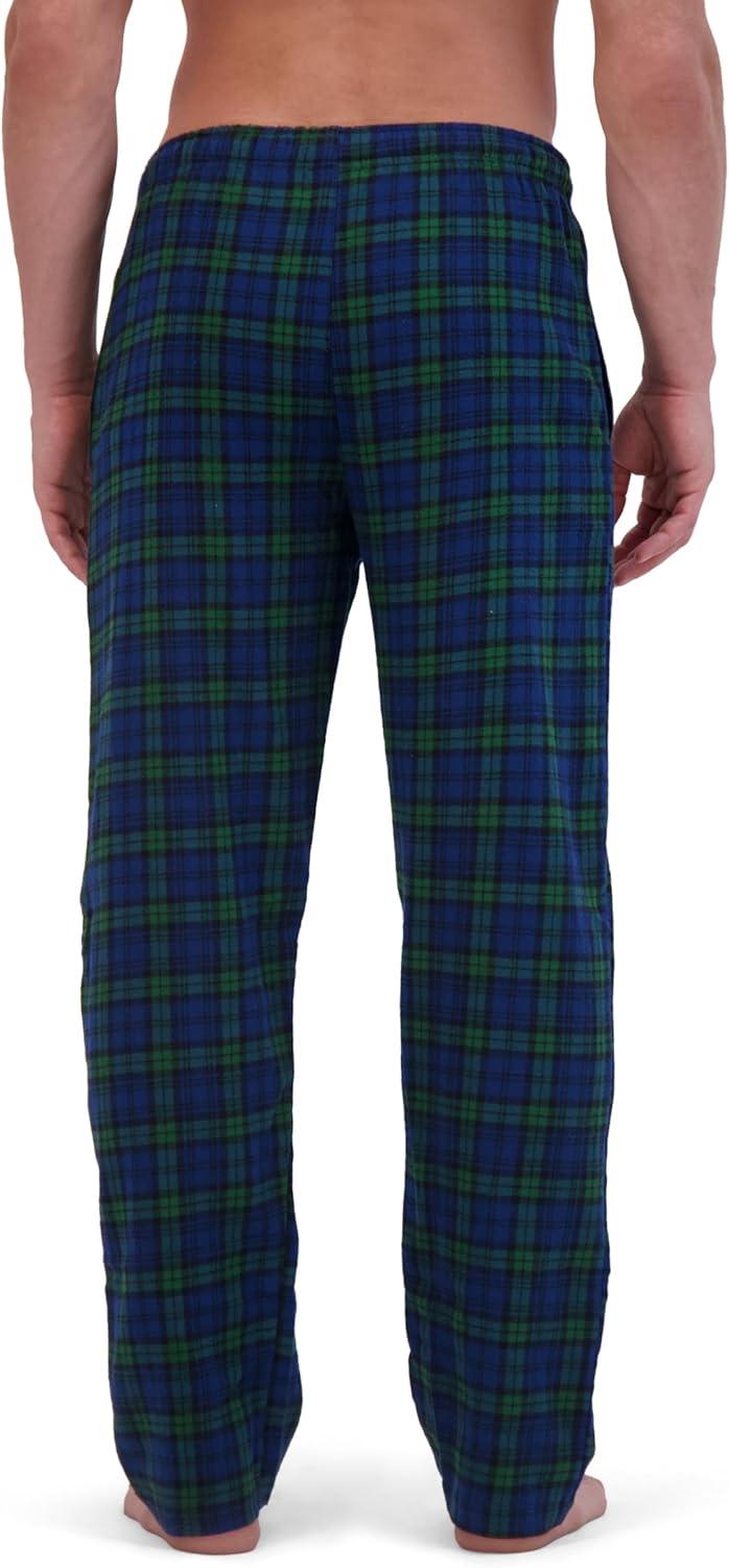 imageHanes Ultimate Mens Flannel PantGreen Plaid