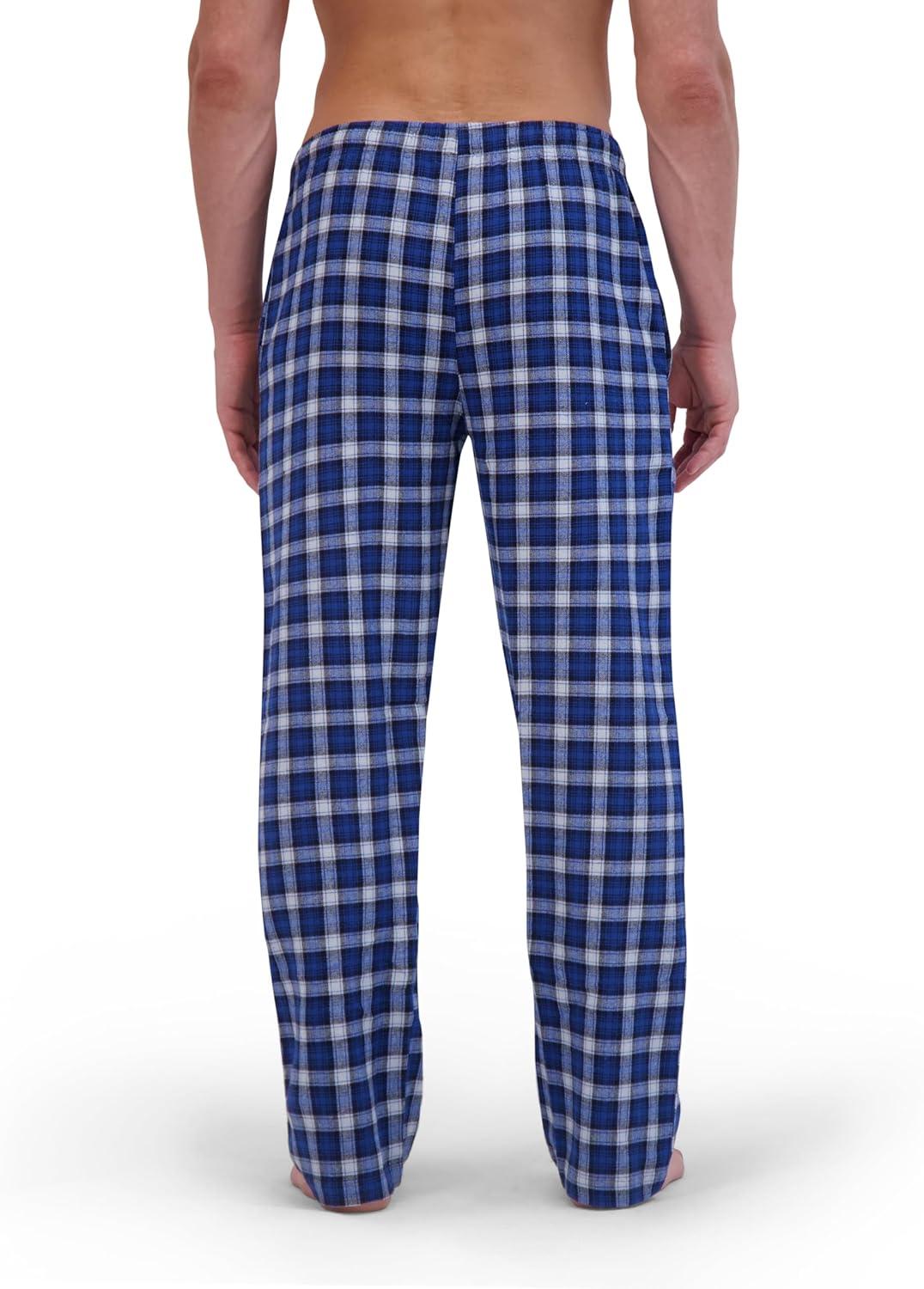 imageHanes Ultimate Mens Flannel PantGreen Plaid