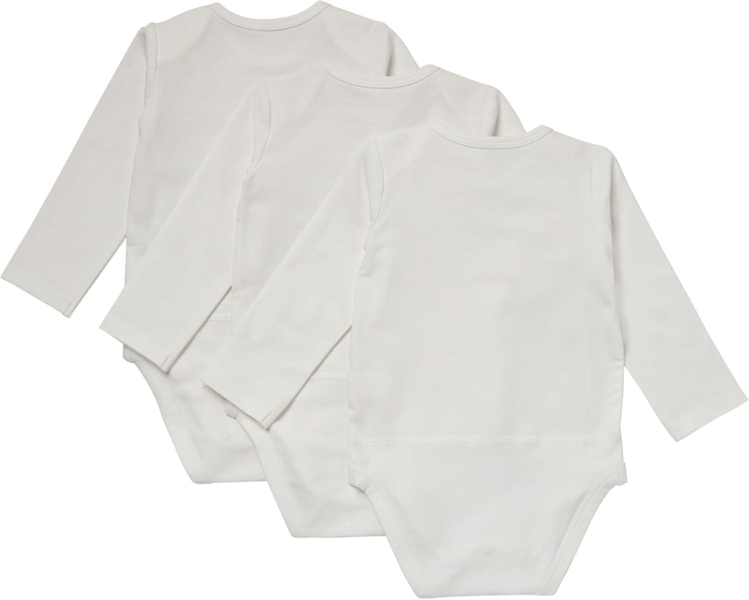imageHanes Unisex Baby Pure Comfort Long Sleeve Bodysuits Infant Bodysuits Boys ampamp Girls 3packWhite 002
