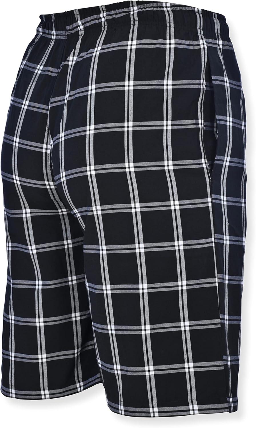imageHanes mens 2pack Woven Pajama ShortBlackBlack