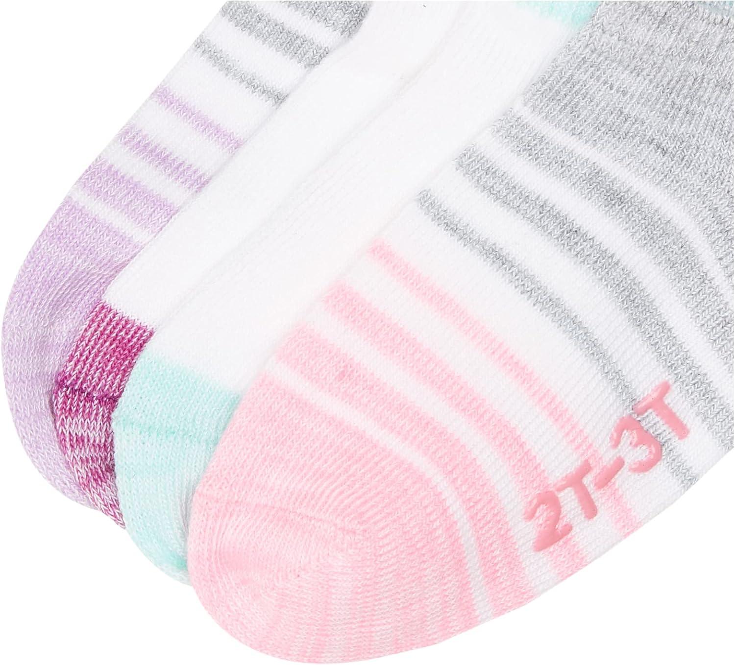 imageHanes unisexbaby And Toddler Socks Nonslip Grip Ankle Socks Boys and Girls MultipacksAssorted 10 Pack