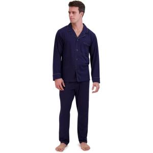 Hanes Men’s Lsss with Piping(Peacot)